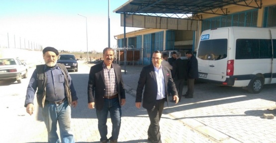 Kaymakam Kaya küçük sanayi sitesinde incelemelerde bulundu