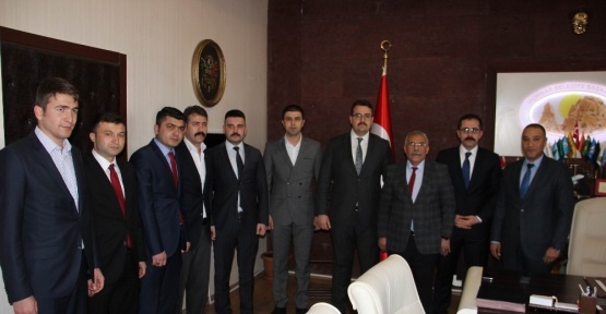 Ülkü Ocaklarından Uçhisar Belediye Başkanı Karaaslan’a ziyaret