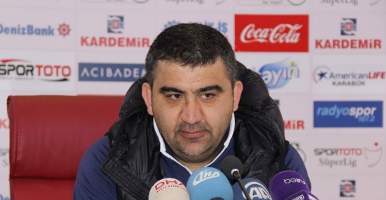 Ümit Özat, “Hem Karabükspor’u hem de hakemi tebrik ediyorum”