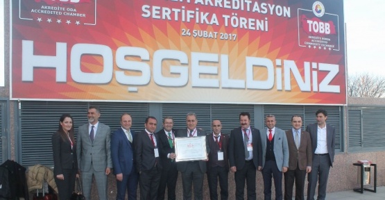 Van TSO’nun “A Sınıfı Oda” statüsü tescillendi