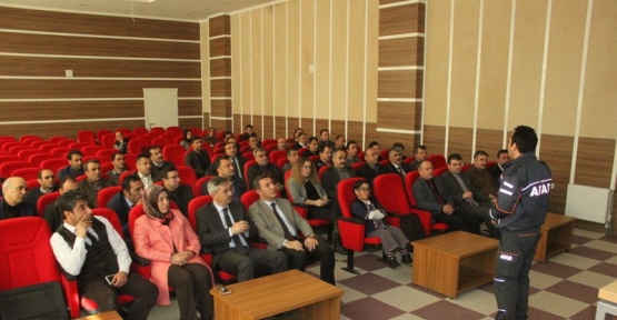 Van’da ‘Kimyasal Tehditler’ eğitimi