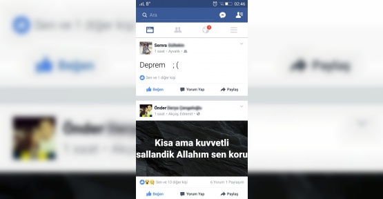 Ayvacık’ta 16 dakikada 8 deprem meydana geldi