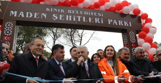 Başbakan Yıldırım park açılışı yaptı