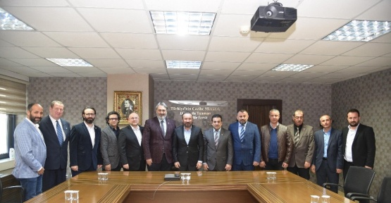 Başkan Doğan, Kocaeli Amatör Spor Kulüpleri Federasyonu yönetimini ağırladı