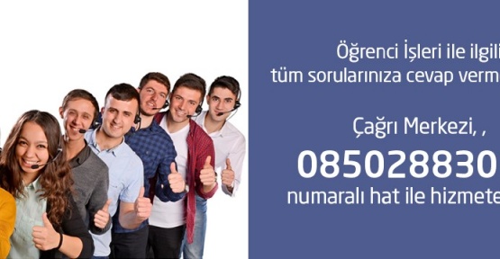 BEÜÇaycuma meslek yüksekokulu çağrı merkezine gelen arama sayısı 30 bini aştı