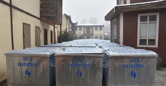 Düzce Belediyesine 400 çöp konteyneri alınacak