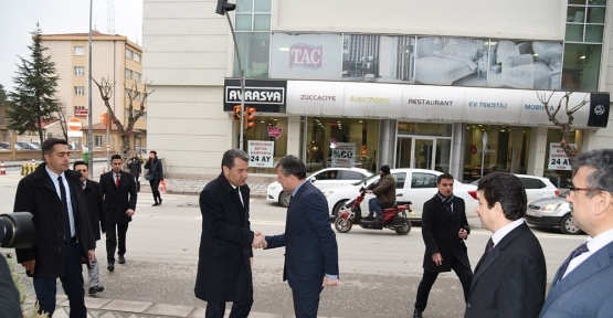 Eskişehir Valisi Azmi Çelik’den Orman Bölge Müdürü Recep Temel’e ziyaret