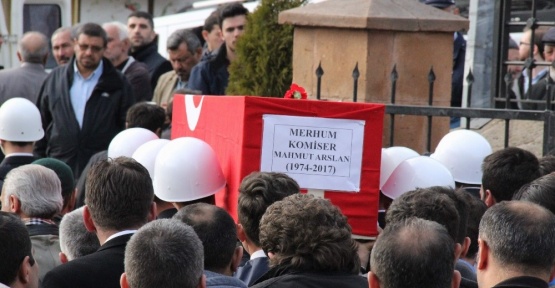Görevi başında şehit olan komiser Arslan, Yozgat’ta son yolculuğuna uğurlandı