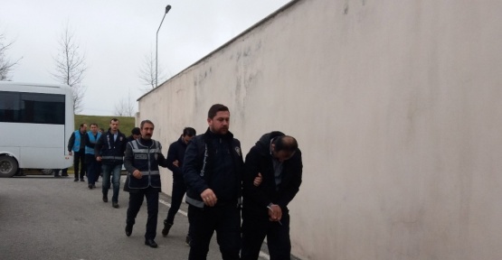 Gözaltına alınan 20 DAEŞ’li adliyeye sevk edildi