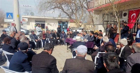 Kaymakam Akkoyun’dan iki mahallede halk buluşması