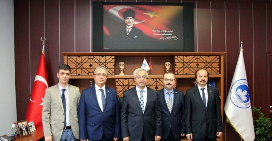 Kırklareli SMMO’dan Rektör Şengörür’e ziyaret