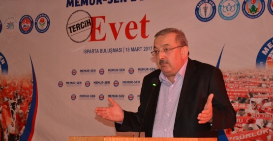 Memur- Sen Isparta’da evet için buluştu