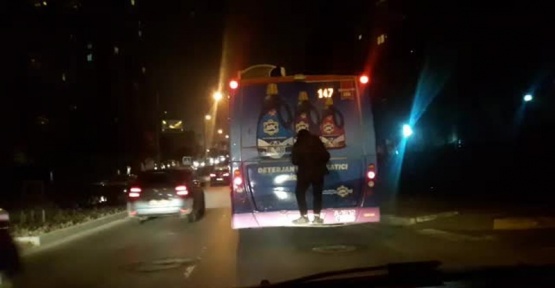 Ölümüne bedava yolculuk kamerada