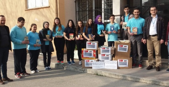 (Özel Haber) Bursalı liseliler, soydaş öğrenciler için Bulgaristan’a kütüphane kuruyor