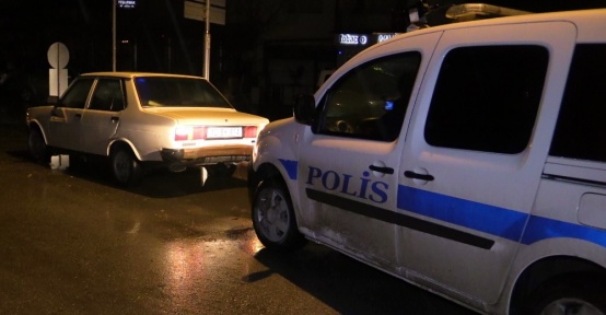 Polisten kaçan ehliyetsiz sürücü yakalandı