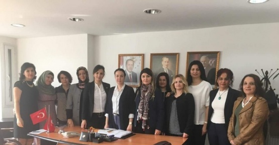 Sağlık-Sen’den AK Parti İl Kadın Kolları Başkanlığına ziyaret