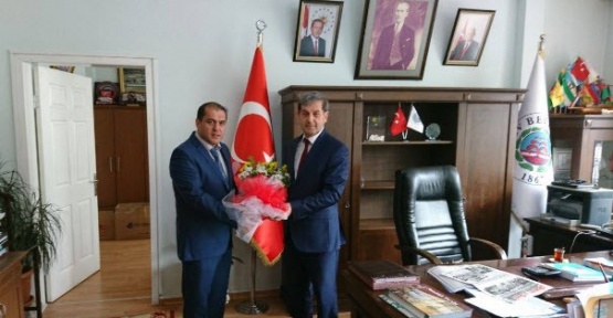 Simav Vergi Dairesi Müdür Vekili Yalçınkaya’dan Başkan Özkan’a ziyaret