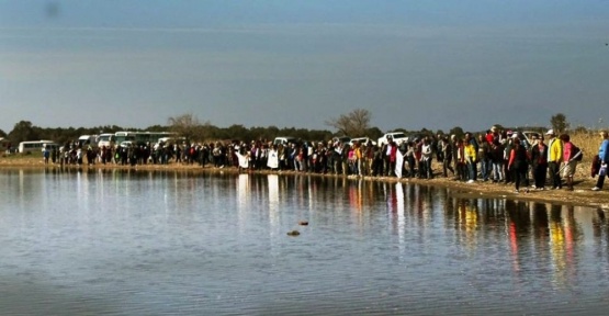Tabiat Parkı için yürüdüler