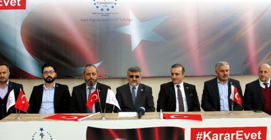TÜMSİAD Antalya Şubesinden anayasa değişikliği paketine destek