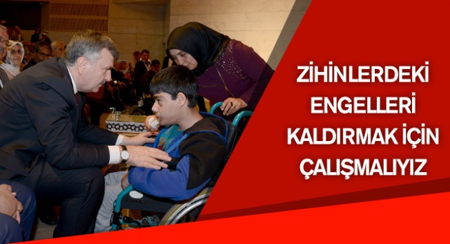 Engelliler Haftası  programı Mevlana Kültür Merkezi’nde yapıldı