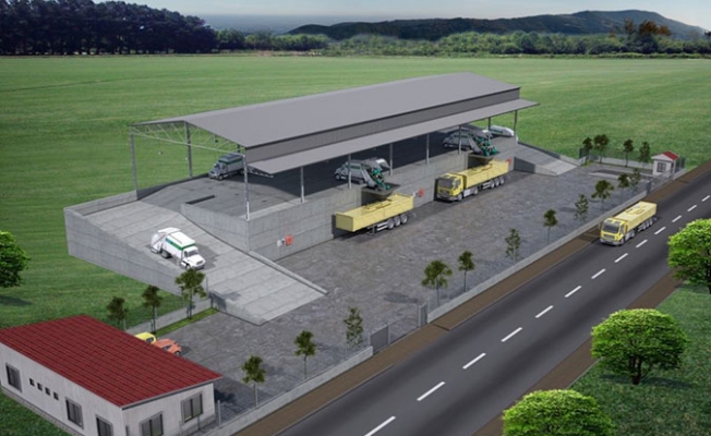 KATI ATIK TRANSFER İSTASYONUNA KAVUŞUYOR