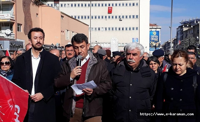 CHP; “ DEMOKRASİ İSTİYORUZ!”