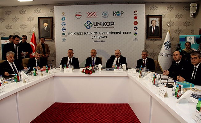 Bakan Elvan ve YÖK Başkanı Saraç UNİKOP Üniversiteleri ile bir araya geldi