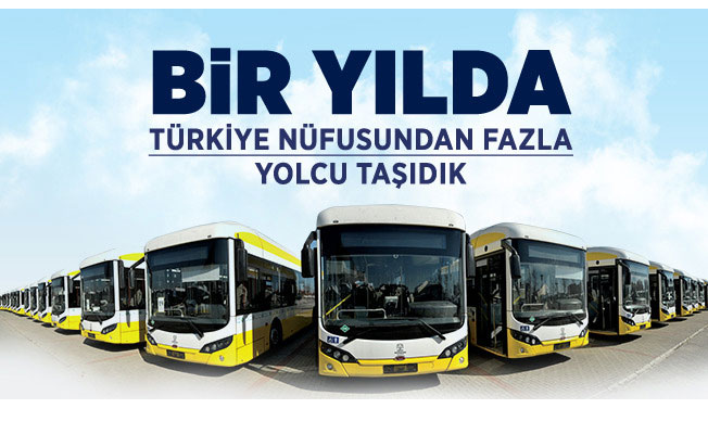 Bir Yılda Türkiye Nüfusundan Fazla Yolcu Taşıdık