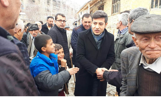 İlçemiz Kaymakamı Şehidimizin Mevlit Programına Katıldı.