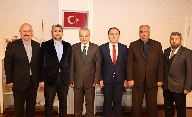 Bartın Dernekler Birliği ile İstanbul Bartınlılar Derneğinden Vali DİRİM’e Ziyaret