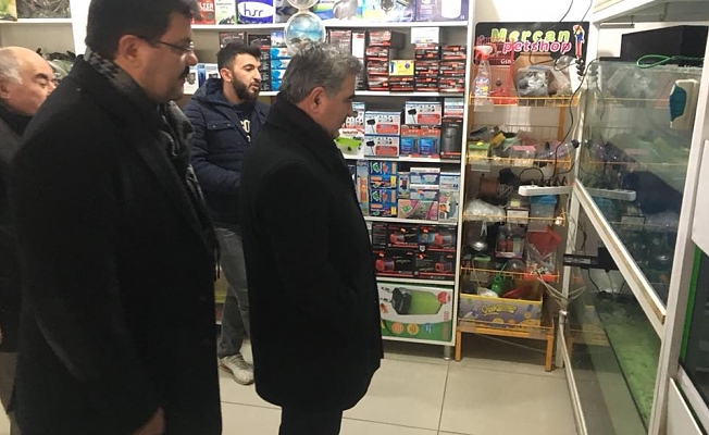Belediye Başkanımız Cafer Özdemir’den İstasyon Caddesi Esnafına Ziyaret