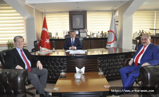 İSTANBUL AYDIN ÜNİVERSİTESİ REKTÖR YARDIMCISI PROF. DR. ÖMER ÖZYILMAZ BAŞKAN ÖZDEMİR’i ZİYARET ETTİ