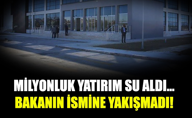 MİLYONLUK YATIRIM SU ALDI…