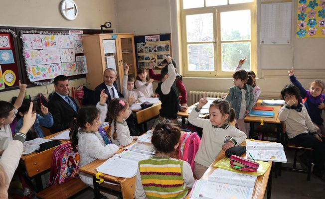 Vali DİRİM, Okul İncelemelerine Devam Ediyor