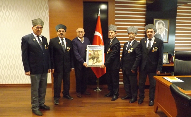 YaGAZİLER DERNEĞİ'NDEN KTSO BAŞKANI MUSTAFA TOKTAY'A ZİYARET