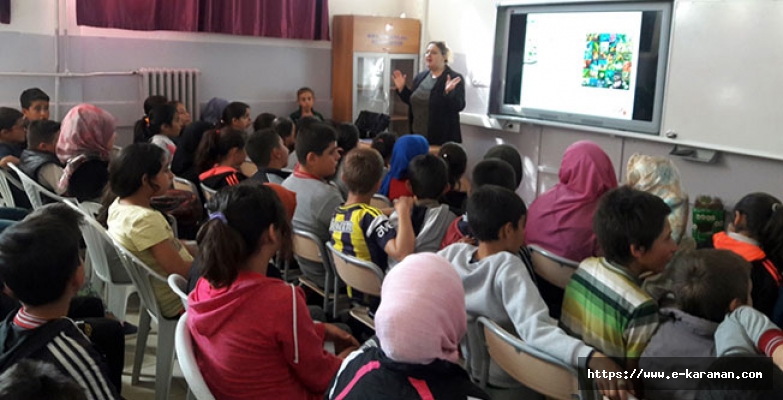 Fatih Eğitim Çalışanları İlk ve Ortaokulu Kuntoğlu’na Projelerini Anlattı