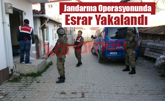 Jandarma Operasyonunda Esrar Yakalandı...