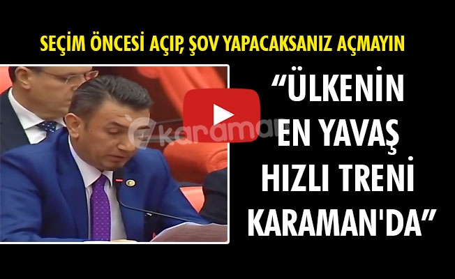 SEÇİM ÖNCESİ AÇIP, ŞOV YAPACAKSANIZ AÇMAYIN