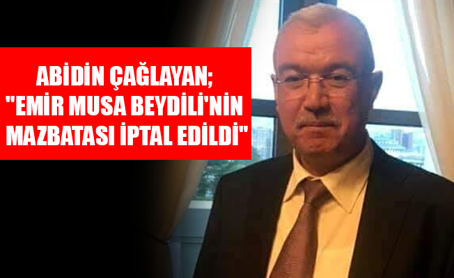 ABİDİN ÇAĞLAYAN; 
