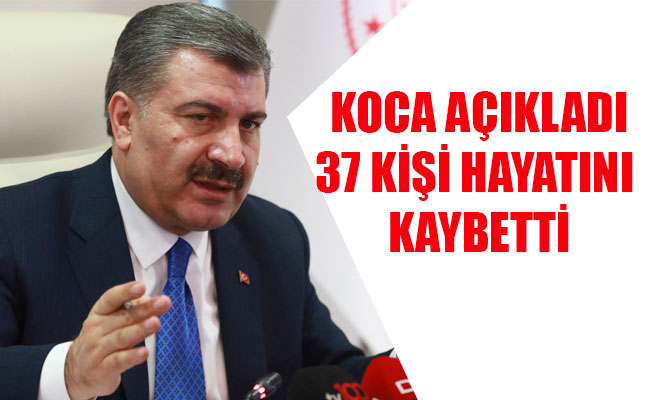 KOCA AÇIKLADI 37 KİŞİ HAYATINI KAYBETTİ