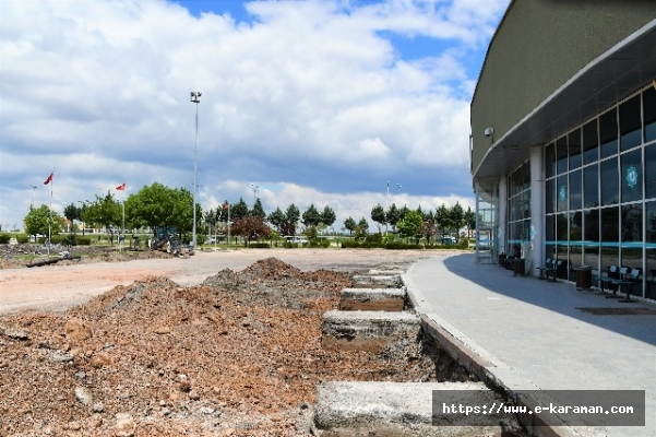 AKSARAY BELEDİYESİ ŞEHİRLERARASI OTOBÜS TERMİNALİNDE YENİLEME ÇALIŞMASI BAŞLATTI