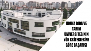 KONYA GIDA VE TARIM ÜNİVERSİTESİNİN YÖK KRİTERLERİNE GÖRE BAŞARISI 