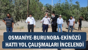 KÖY YOLLARINDA ÇALIŞMALAR İNCELENDİ