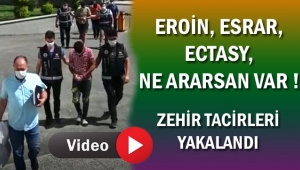 POLİS ZEHİR TACİRLERİNİ YAKALADI