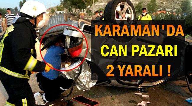 REFÜJE ÇIKTI, TAKLA ATTI 2 YARALI