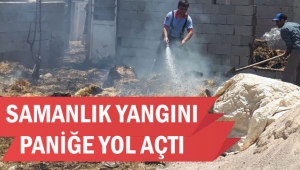 SAMANLIK YANGINI PANİĞE YOL AÇTI