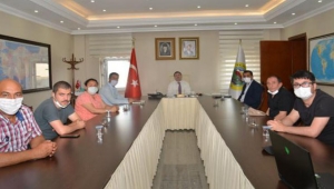 Vali/Belediye Başkan V. Sn. H. Engin Sarıibrahim Başkanlığında İller Bankası Teknik Heyetiyle İstişare Toplantısı Yapıldı.