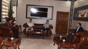 VALİ YARDIMCILARINDAN BAŞKAN ASYA’YA VEDA ZİYARETİ