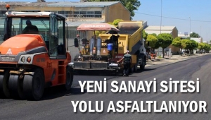 YENİ SANAYİ SİTESİ YOLU ASFALTLANIYOR