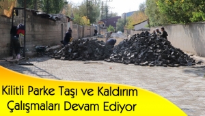 Kilitli Parke Taşı ve Kaldırım Çalışmaları Devam Ediyor